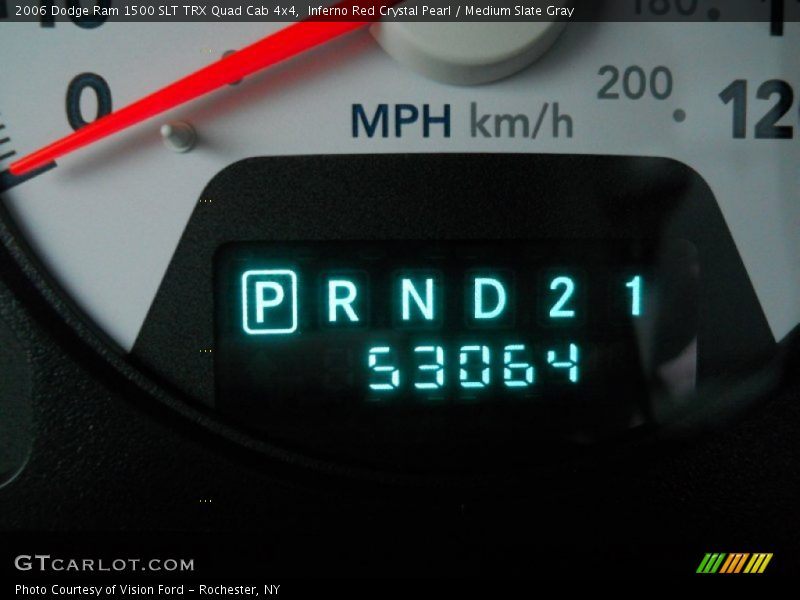Inferno Red Crystal Pearl / Medium Slate Gray 2006 Dodge Ram 1500 SLT TRX Quad Cab 4x4