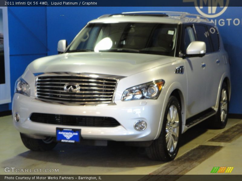 Liquid Platinum / Graphite 2011 Infiniti QX 56 4WD