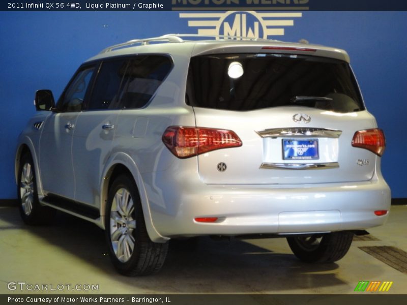 Liquid Platinum / Graphite 2011 Infiniti QX 56 4WD