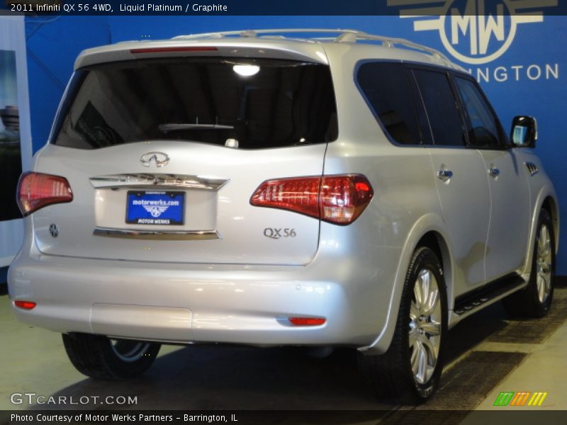 Liquid Platinum / Graphite 2011 Infiniti QX 56 4WD