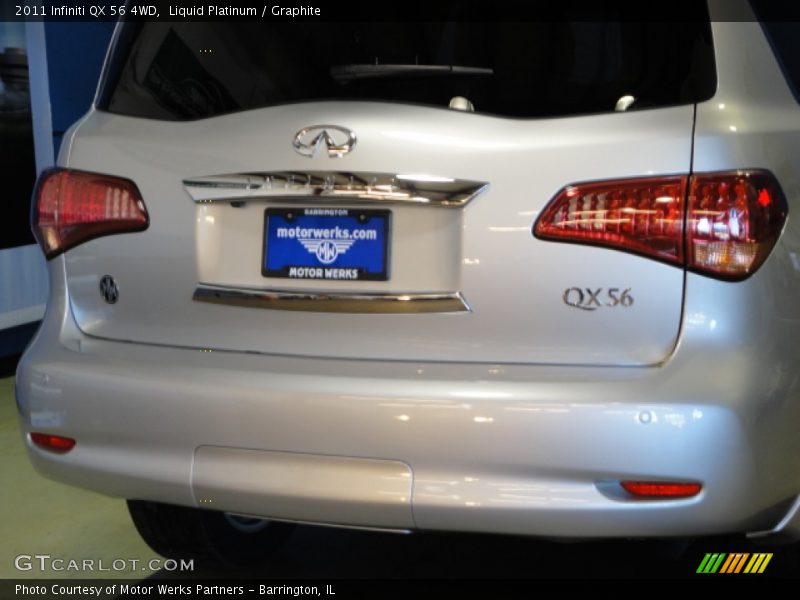 Liquid Platinum / Graphite 2011 Infiniti QX 56 4WD
