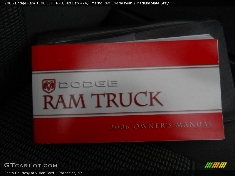 Inferno Red Crystal Pearl / Medium Slate Gray 2006 Dodge Ram 1500 SLT TRX Quad Cab 4x4
