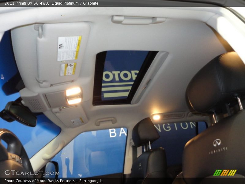 Liquid Platinum / Graphite 2011 Infiniti QX 56 4WD
