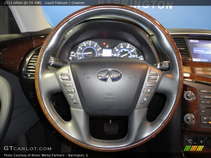 Liquid Platinum / Graphite 2011 Infiniti QX 56 4WD