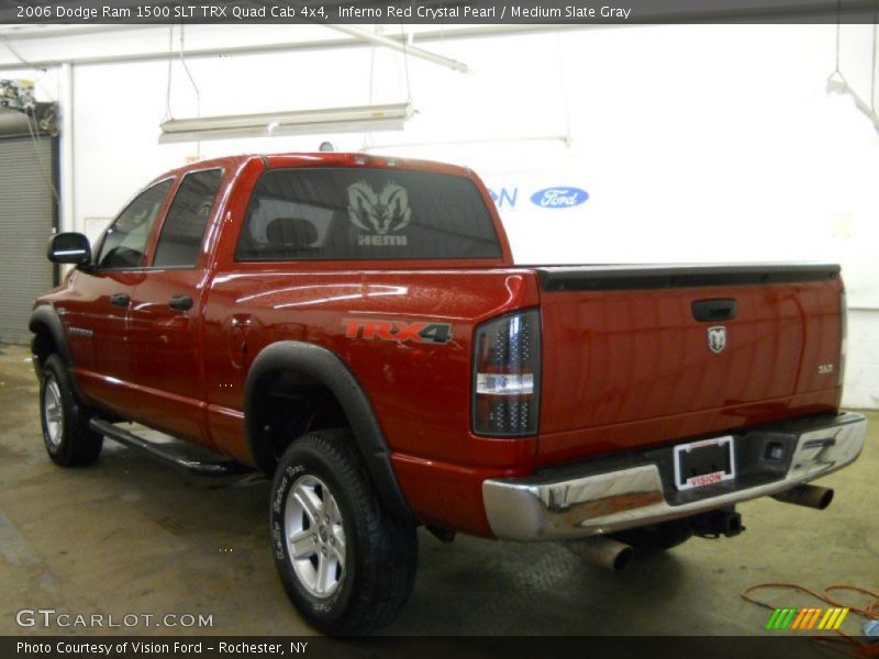 Inferno Red Crystal Pearl / Medium Slate Gray 2006 Dodge Ram 1500 SLT TRX Quad Cab 4x4