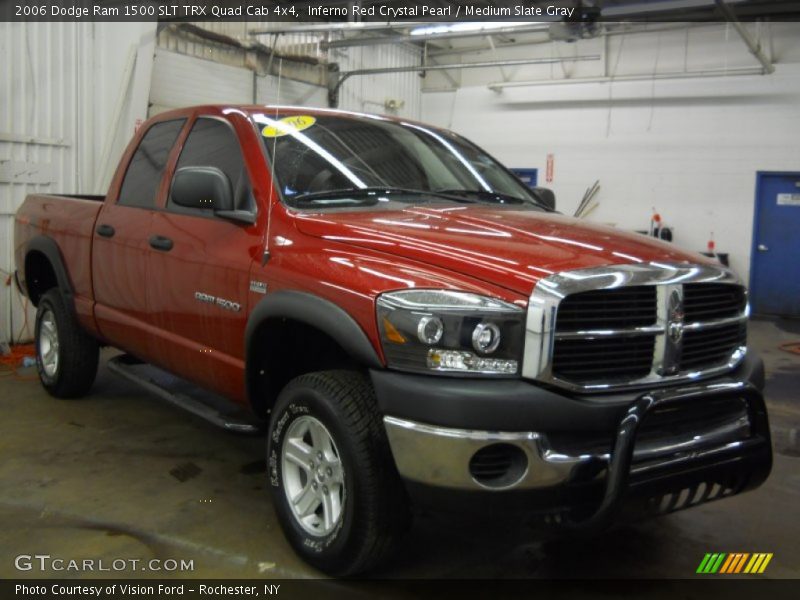Inferno Red Crystal Pearl / Medium Slate Gray 2006 Dodge Ram 1500 SLT TRX Quad Cab 4x4