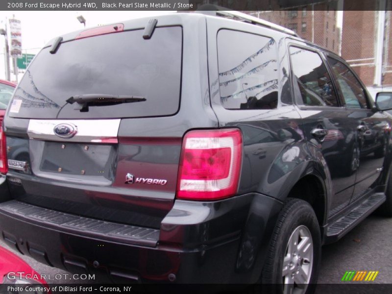 Black Pearl Slate Metallic / Stone 2008 Ford Escape Hybrid 4WD