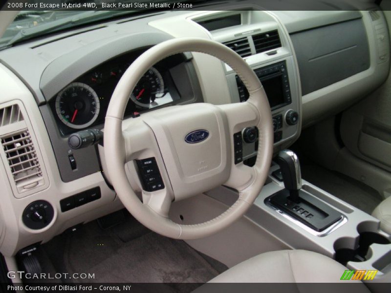 Black Pearl Slate Metallic / Stone 2008 Ford Escape Hybrid 4WD
