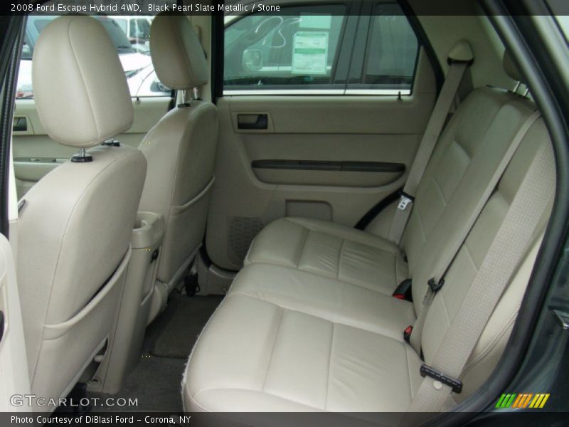 Black Pearl Slate Metallic / Stone 2008 Ford Escape Hybrid 4WD