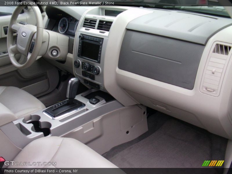Black Pearl Slate Metallic / Stone 2008 Ford Escape Hybrid 4WD