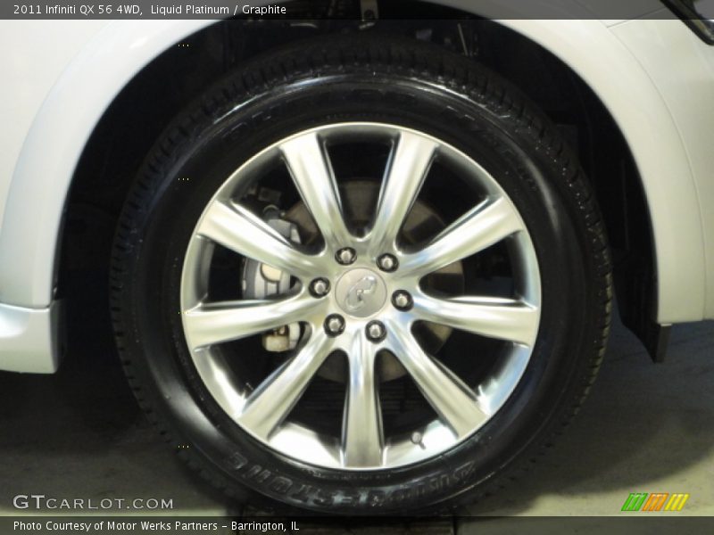 Liquid Platinum / Graphite 2011 Infiniti QX 56 4WD