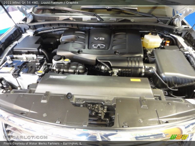 Liquid Platinum / Graphite 2011 Infiniti QX 56 4WD