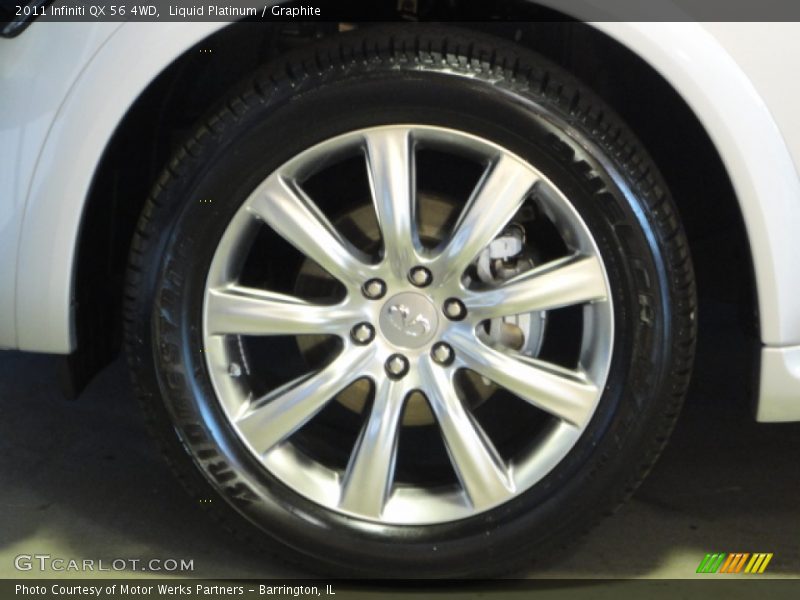 Liquid Platinum / Graphite 2011 Infiniti QX 56 4WD