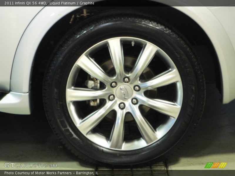 Liquid Platinum / Graphite 2011 Infiniti QX 56 4WD
