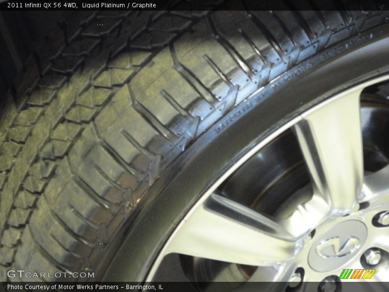 Liquid Platinum / Graphite 2011 Infiniti QX 56 4WD