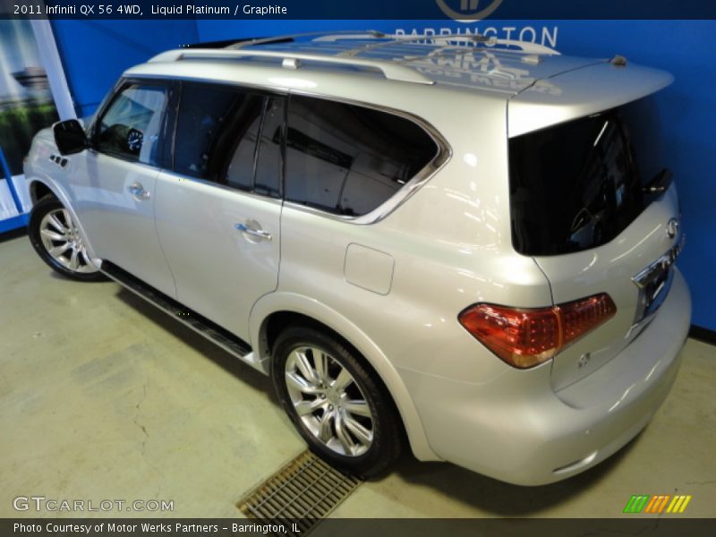 Liquid Platinum / Graphite 2011 Infiniti QX 56 4WD