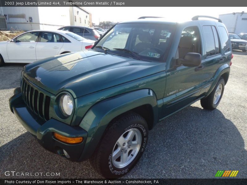 Timberline Green Metallic / Taupe 2003 Jeep Liberty Limited 4x4