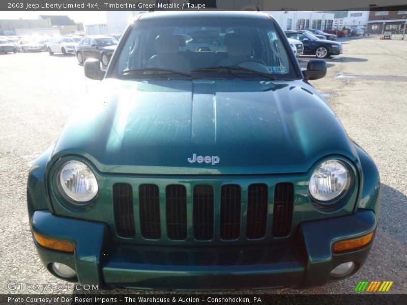 Timberline Green Metallic / Taupe 2003 Jeep Liberty Limited 4x4