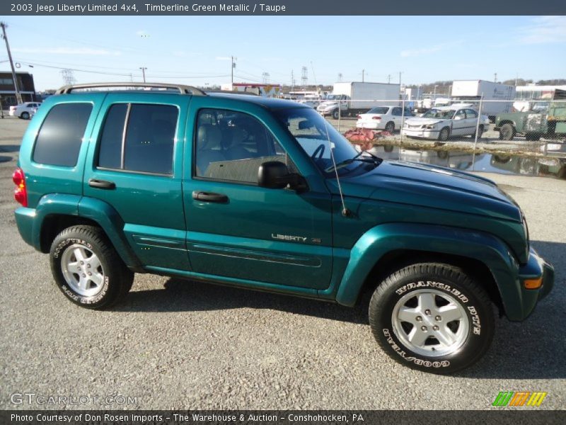 Timberline Green Metallic / Taupe 2003 Jeep Liberty Limited 4x4