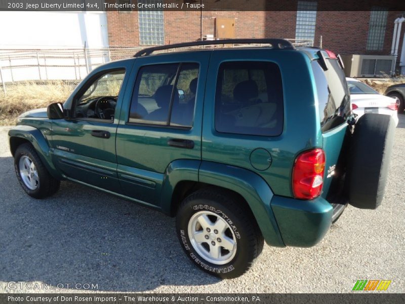 Timberline Green Metallic / Taupe 2003 Jeep Liberty Limited 4x4