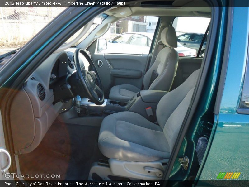 Timberline Green Metallic / Taupe 2003 Jeep Liberty Limited 4x4