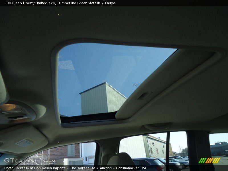Timberline Green Metallic / Taupe 2003 Jeep Liberty Limited 4x4
