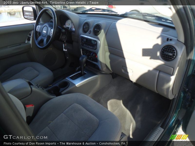 Timberline Green Metallic / Taupe 2003 Jeep Liberty Limited 4x4