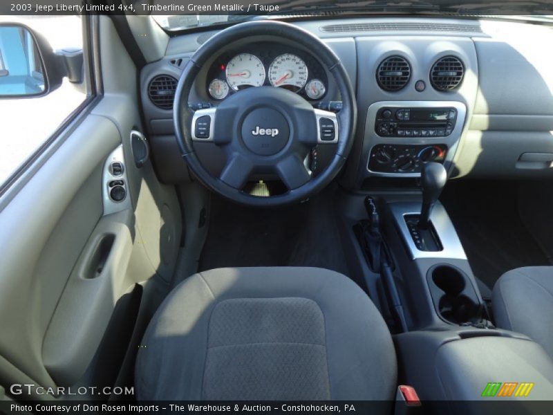 Timberline Green Metallic / Taupe 2003 Jeep Liberty Limited 4x4