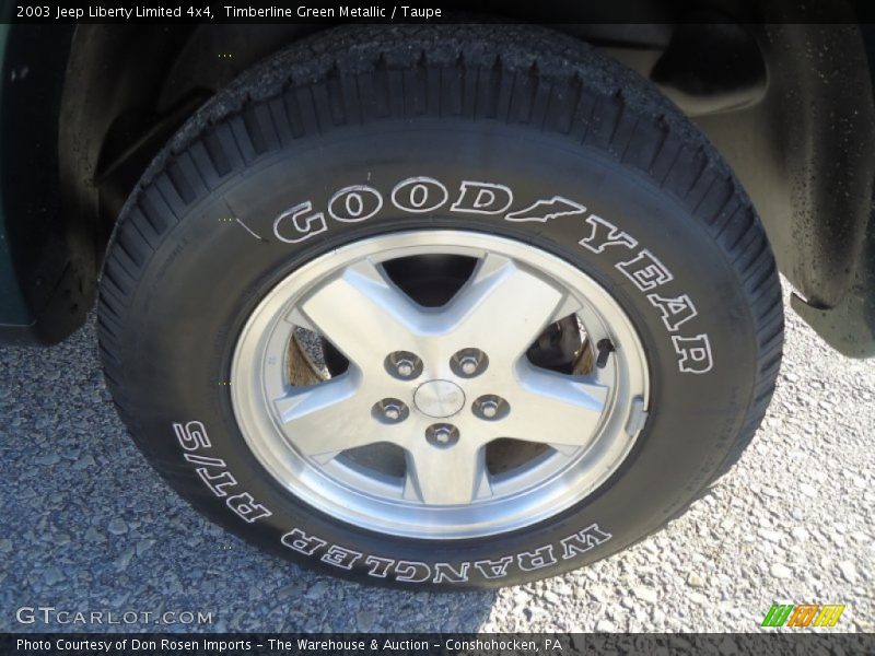 Timberline Green Metallic / Taupe 2003 Jeep Liberty Limited 4x4