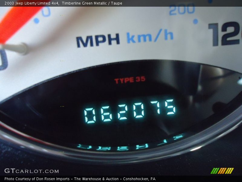 Timberline Green Metallic / Taupe 2003 Jeep Liberty Limited 4x4