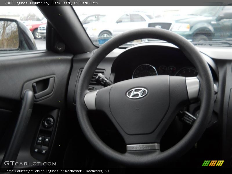 Black Pearl / GS Black Cloth 2008 Hyundai Tiburon GS