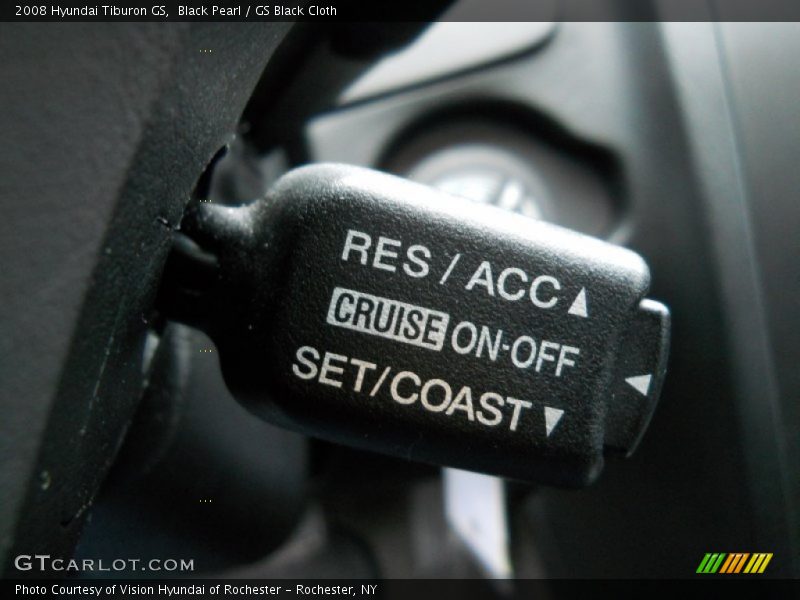 Black Pearl / GS Black Cloth 2008 Hyundai Tiburon GS