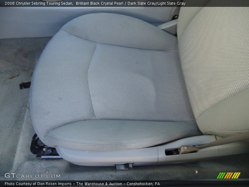 Brilliant Black Crystal Pearl / Dark Slate Gray/Light Slate Gray 2008 Chrysler Sebring Touring Sedan