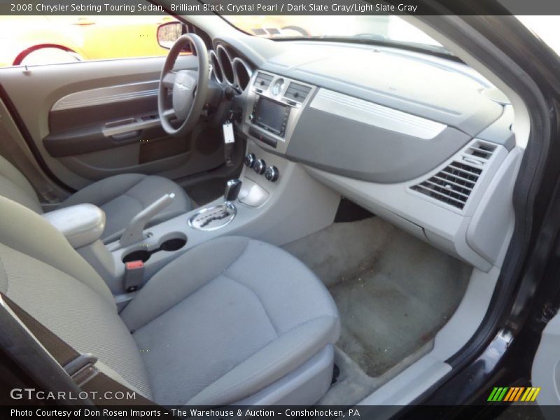 Brilliant Black Crystal Pearl / Dark Slate Gray/Light Slate Gray 2008 Chrysler Sebring Touring Sedan
