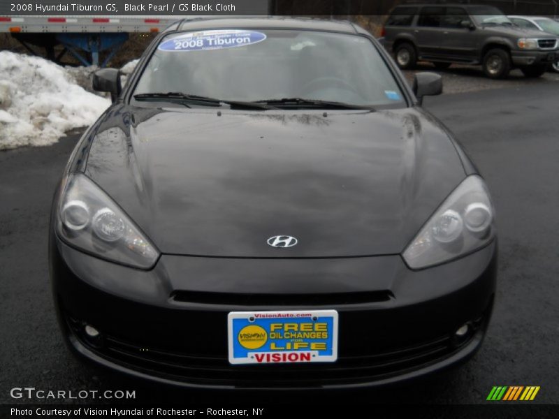 Black Pearl / GS Black Cloth 2008 Hyundai Tiburon GS