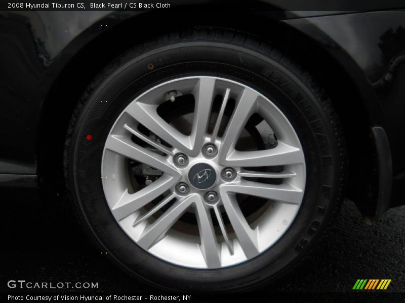 Black Pearl / GS Black Cloth 2008 Hyundai Tiburon GS