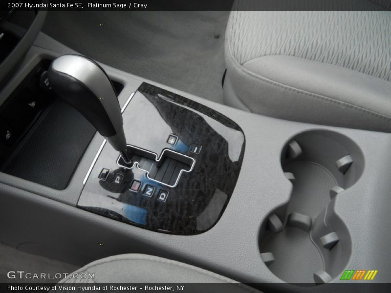 Platinum Sage / Gray 2007 Hyundai Santa Fe SE