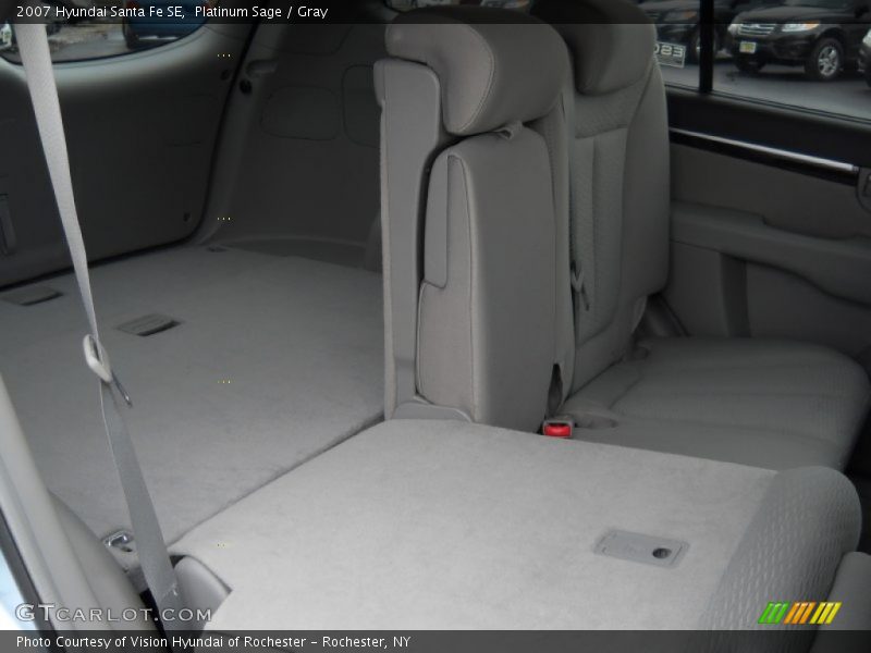 Platinum Sage / Gray 2007 Hyundai Santa Fe SE