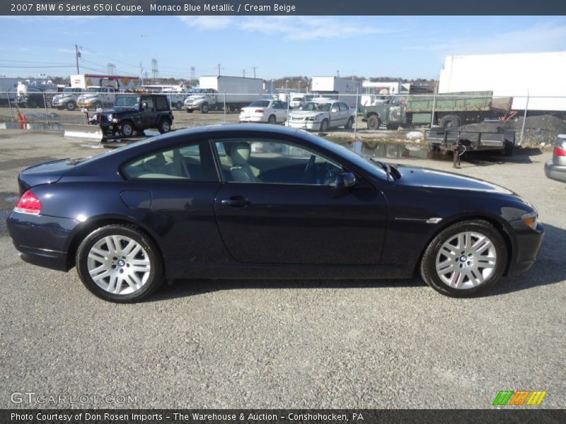  2007 6 Series 650i Coupe Monaco Blue Metallic