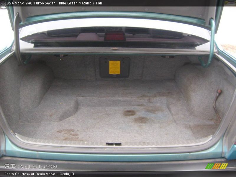 Blue Green Metallic / Tan 1994 Volvo 940 Turbo Sedan
