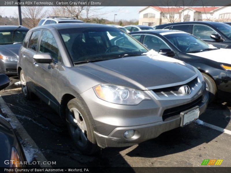 Carbon Gray Pearl / Ebony 2007 Acura RDX Technology