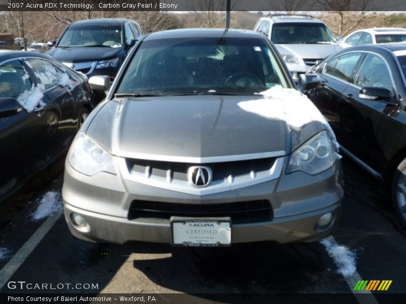 Carbon Gray Pearl / Ebony 2007 Acura RDX Technology