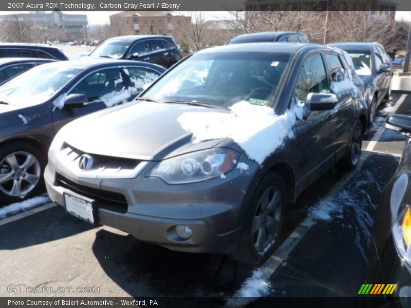 Carbon Gray Pearl / Ebony 2007 Acura RDX Technology