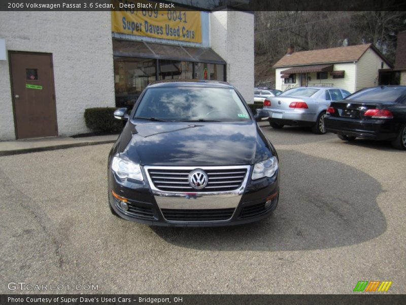 Deep Black / Black 2006 Volkswagen Passat 3.6 Sedan