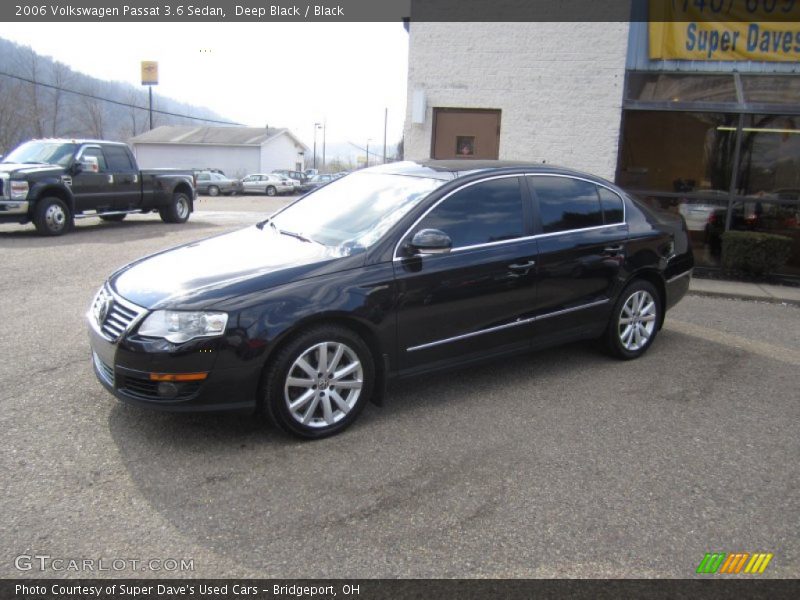 Deep Black / Black 2006 Volkswagen Passat 3.6 Sedan