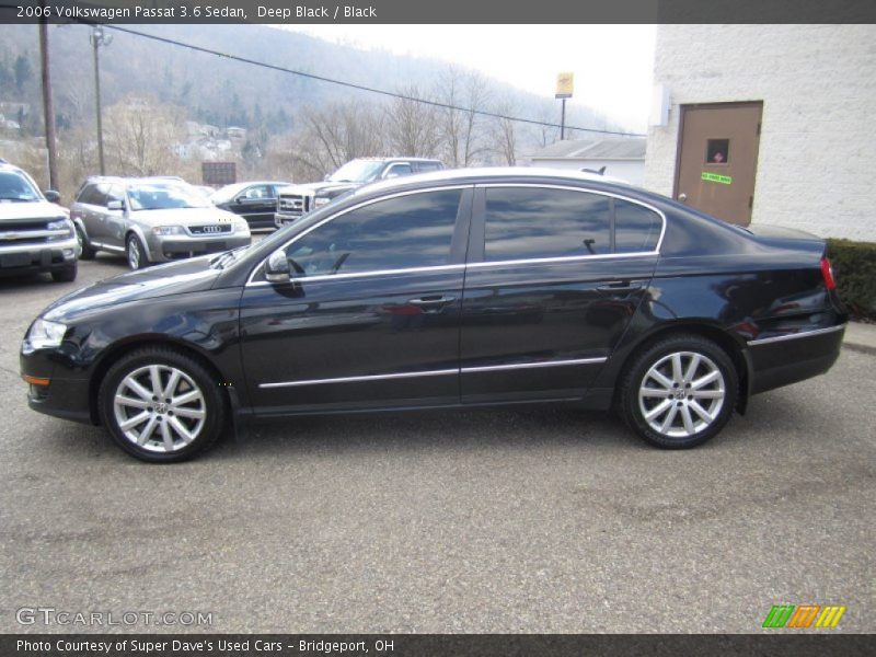 Deep Black / Black 2006 Volkswagen Passat 3.6 Sedan