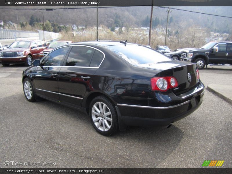 Deep Black / Black 2006 Volkswagen Passat 3.6 Sedan