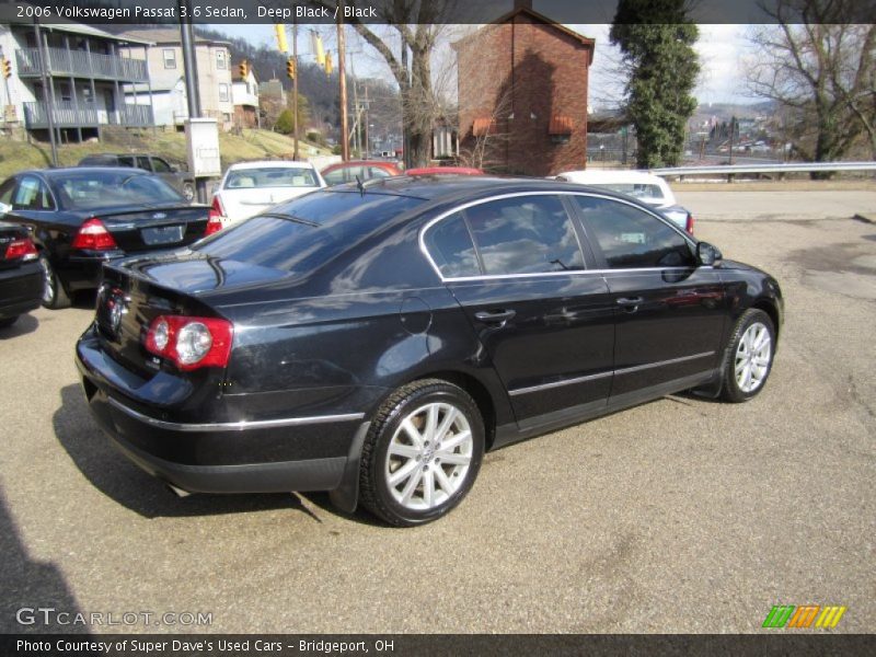 Deep Black / Black 2006 Volkswagen Passat 3.6 Sedan