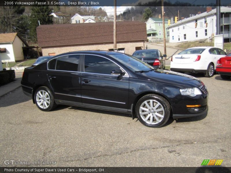 Deep Black / Black 2006 Volkswagen Passat 3.6 Sedan