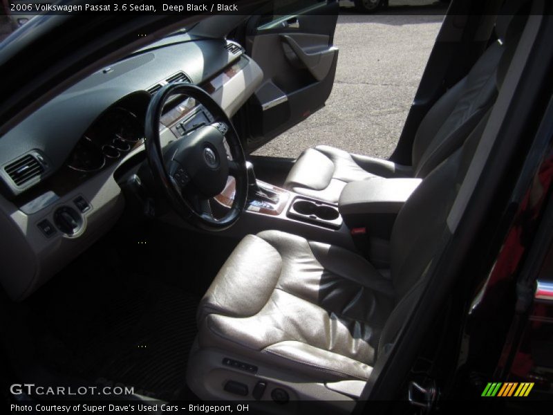 Deep Black / Black 2006 Volkswagen Passat 3.6 Sedan
